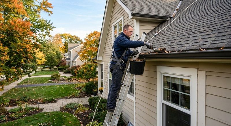 Clogged Gutter Clearing in Pittsburgh, PA