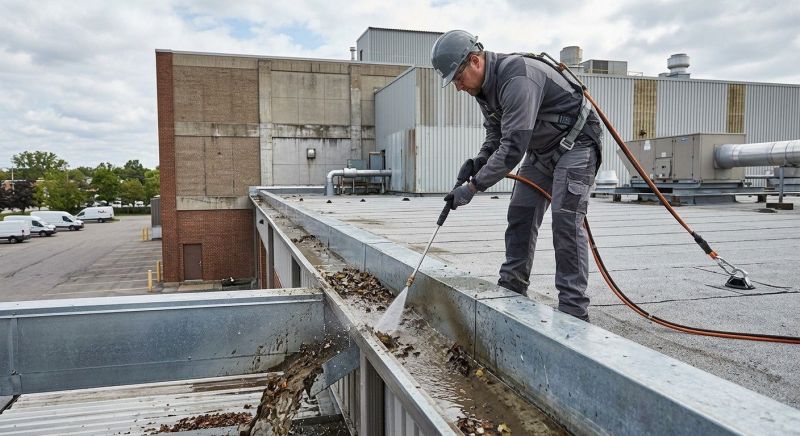 Commercial Gutter Cleaning in Sacramento, CA