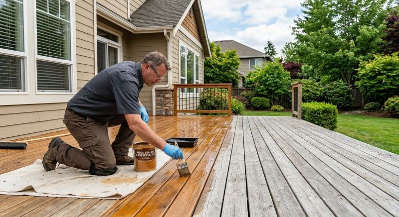 Deck Sealing in Renton, WA
