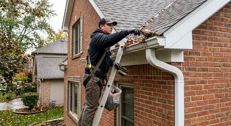 Downspout Blockage Removal in Frederick, MD