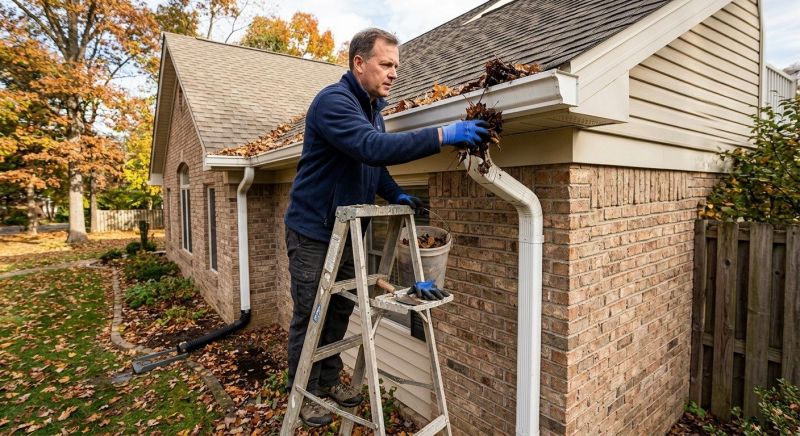 Downspout Blockage Removal in Annapolis, MD