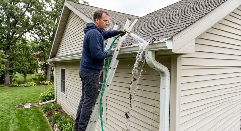 Gutter Downspout Unclogging in Annapolis, MD