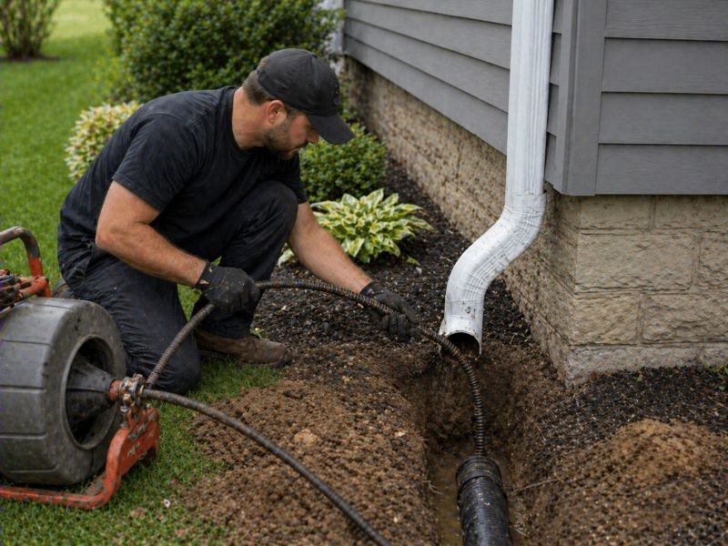 Gutter Downspout Unclogging in Pittsburgh, PA