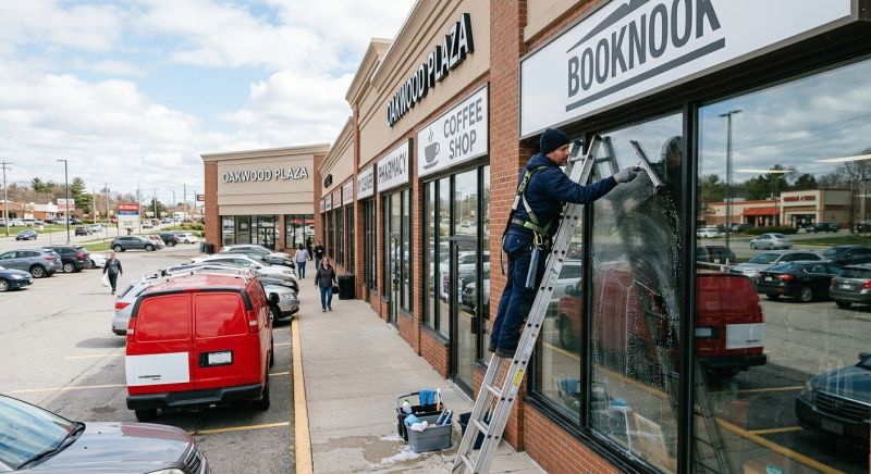 Strip Mall Window Cleaning in Denver County, CO