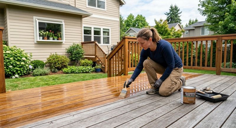 Concrete Deck Sealing in Redmond, WA