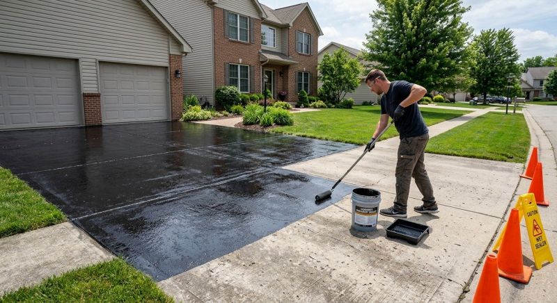Concrete Driveway Sealing in Redmond, WA