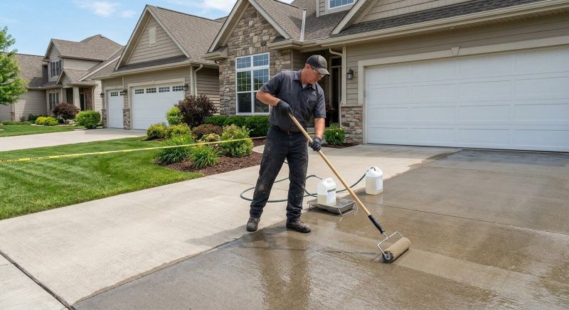 Concrete Driveway Sealing in Kansas City, KS