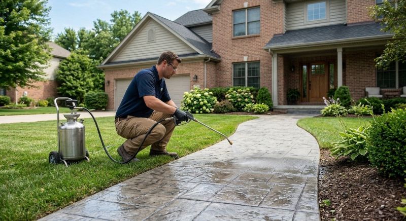 Concrete Walkway Sealing in Tacoma, WA