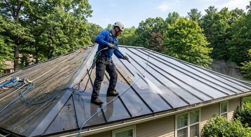 Garage Roof Cleaning in Vancouver, WA