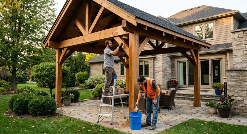 Gazebo Sealing in Kitsap County, WA