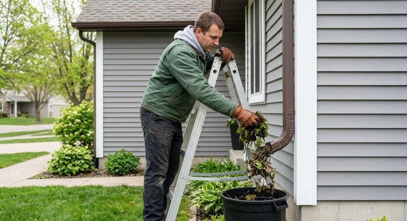 Gutter Downspout Unclogging in Longmont, CO