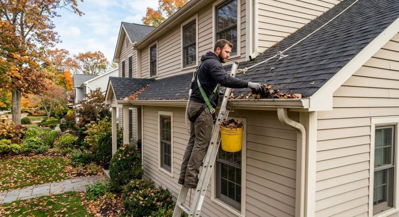 Gutter Leaf Clearing in Monmouth County, NJ