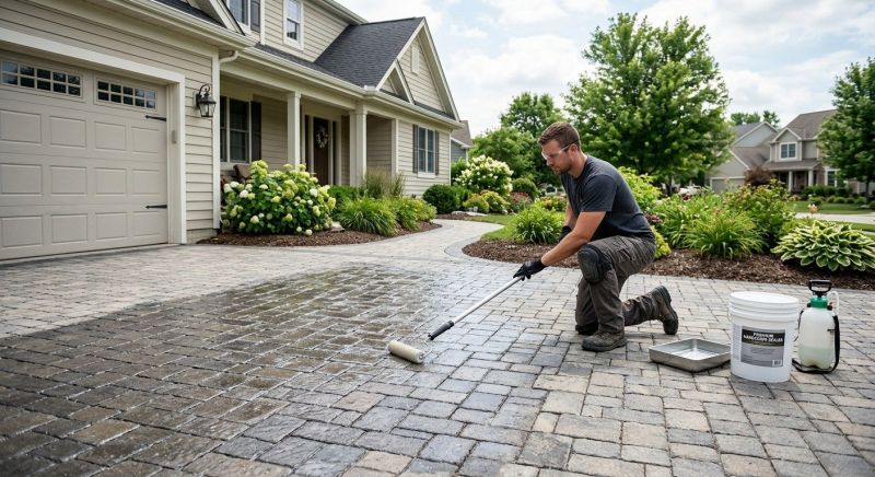 Paver Driveway Sealing in Bellevue, WA