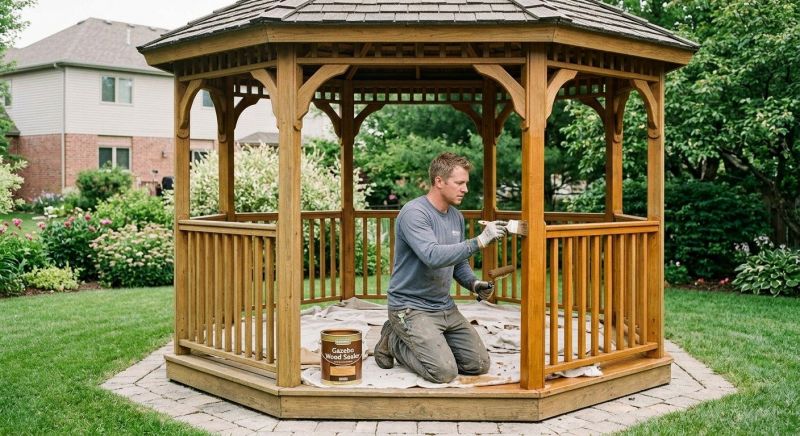 Pergola Sealing in Tacoma, WA