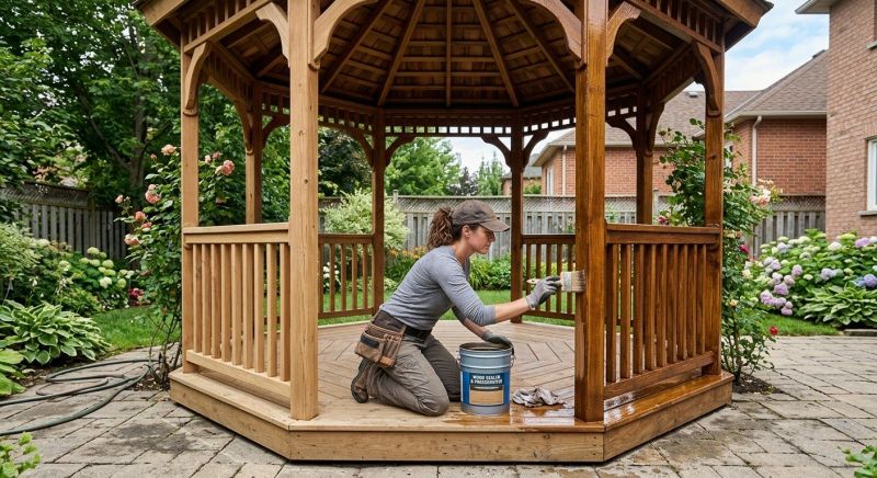 Pergola Sealing in Seattle, WA