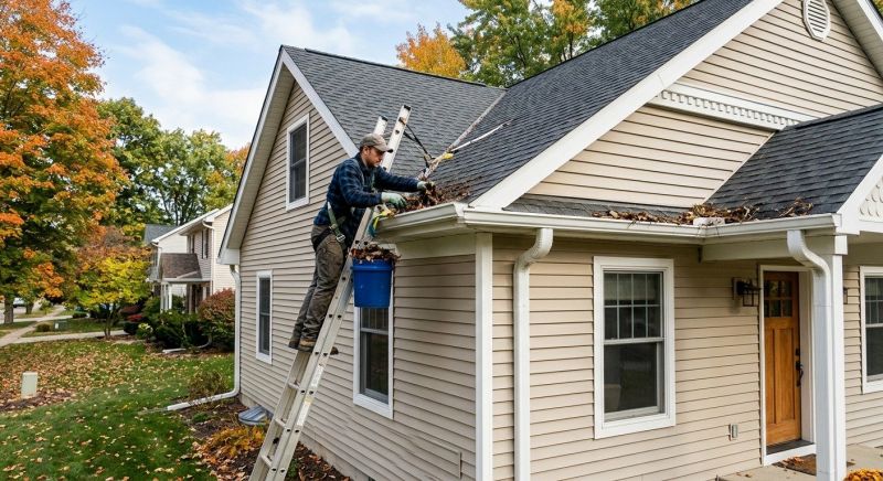 Rain Gutter Clearing in Richmond, VA