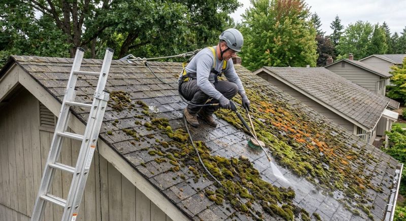 Roof Fungus Removal in Vancouver, WA
