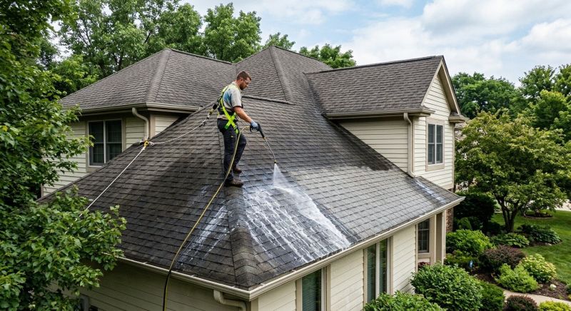 Shingle Roof Washing in Vancouver, WA