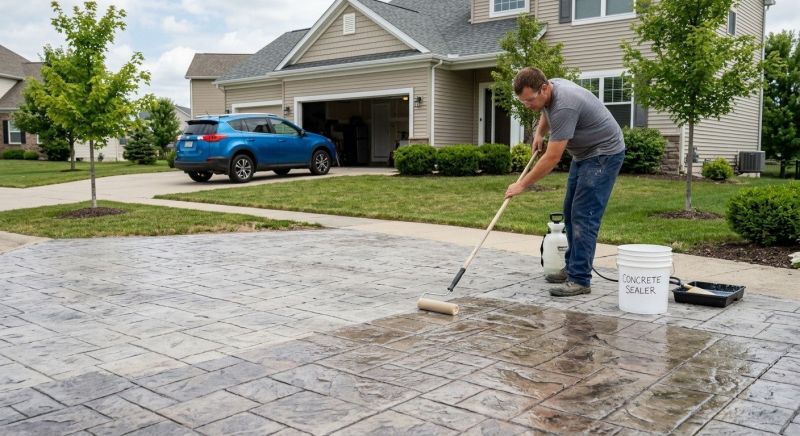 Sidewalk Concrete Sealing in Bellevue, WA